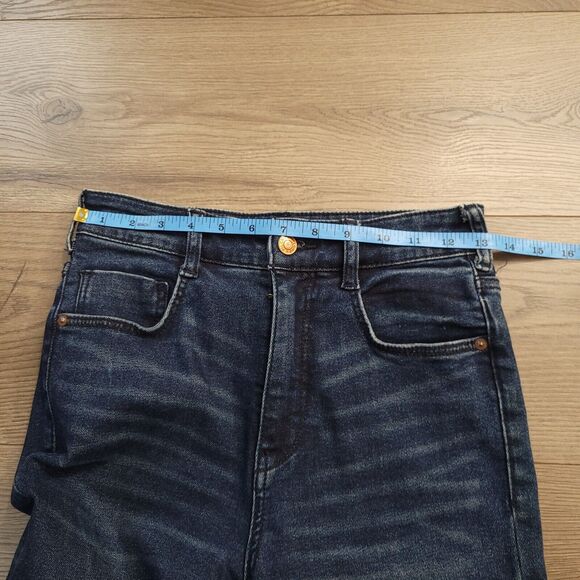 Pilcro Anthropologie Jeans Womens 26 Blue High Rise Cigarette Normcore Preppy - Picture 7 of 11